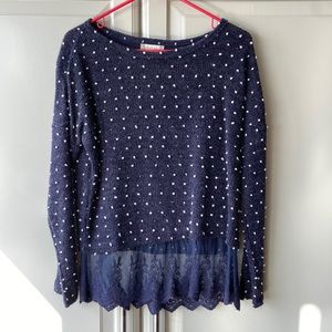 Altar’s State • Polka Dot Layered Sweater